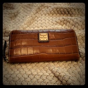 Dooney & Bourke Croco Zip Around Wallet